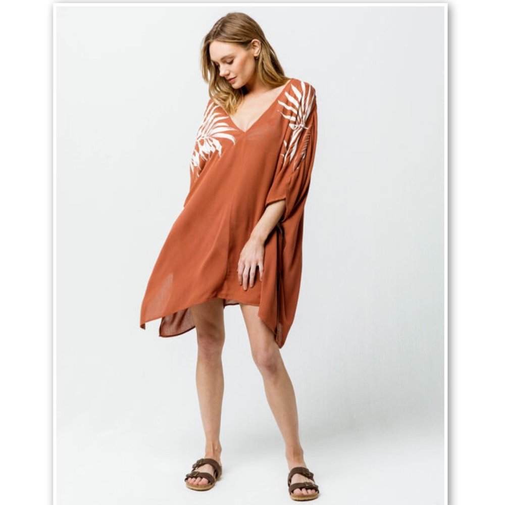 ❌SOLD❌NWT O'Neill Tessa Swim Cover up Caftan XS/S - Picture 1 of 4